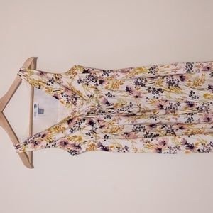 Floral maxi maternity dress